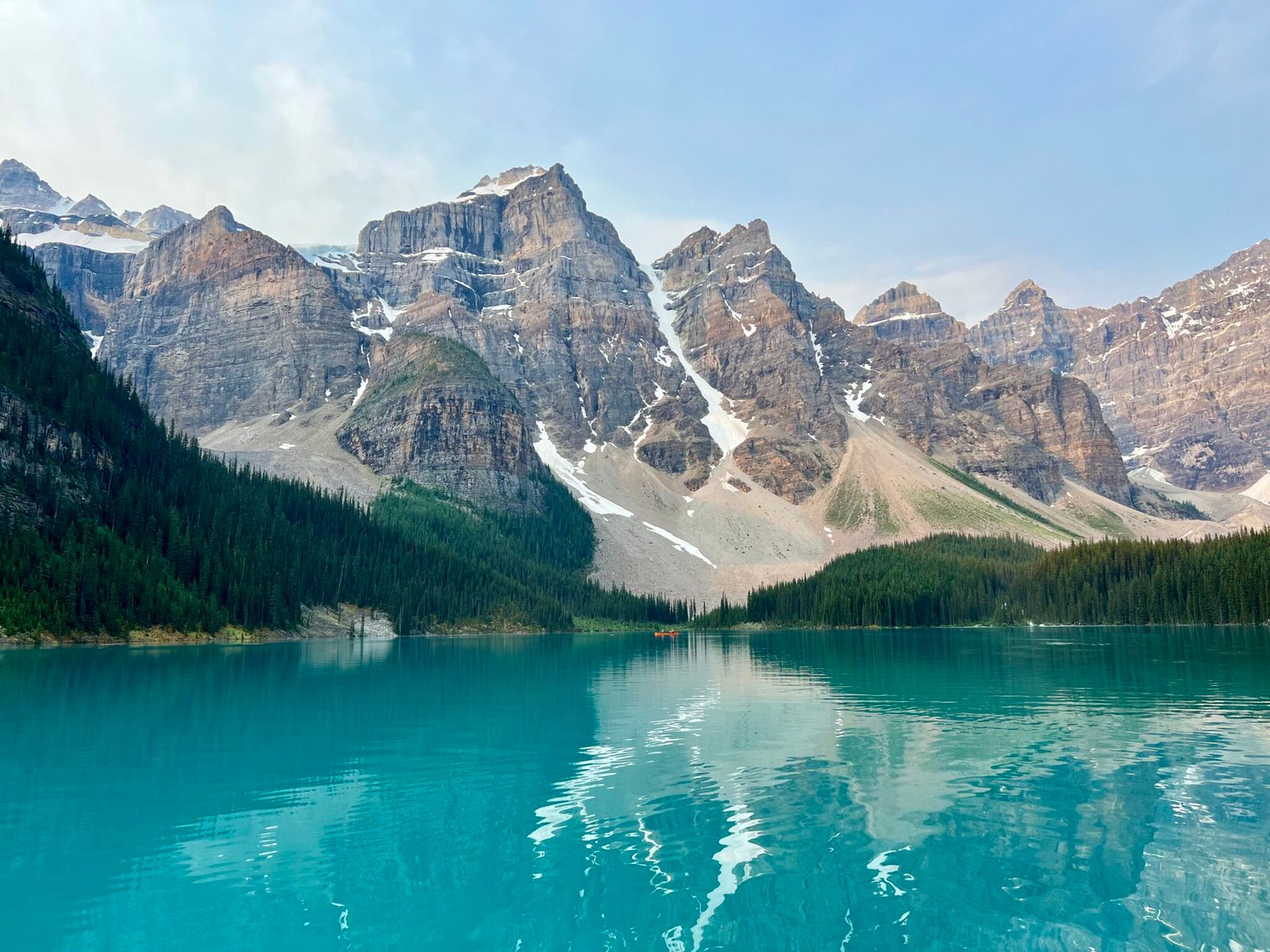 Moraine Lake in summer