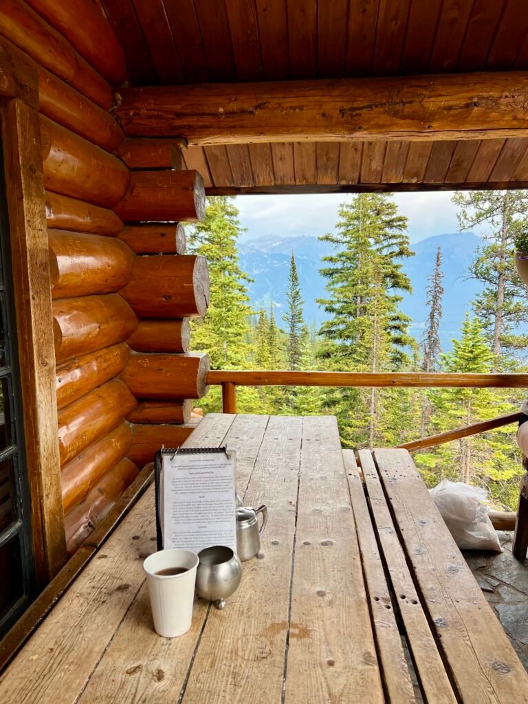 View from the Lake Agnes Tea House in Banff National Park