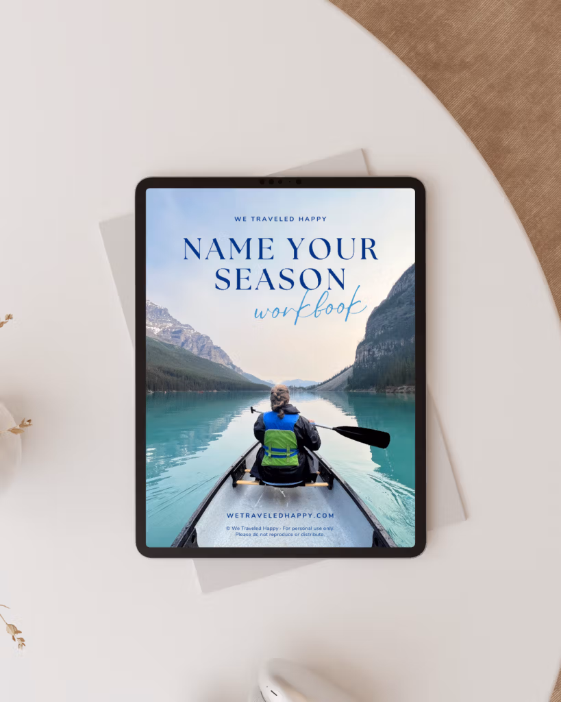 name your season workbook mockup we traveled happy